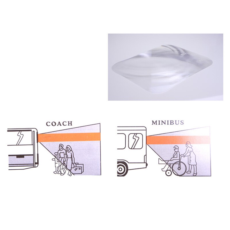 Angle Lens Auto Car Parking Reversing Sticker Rear Windshield Useful Enlarge View Angle Optical Lens Sticke