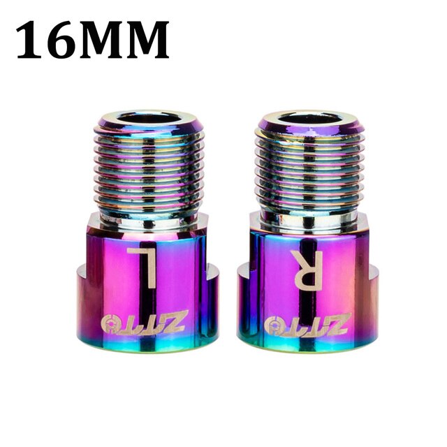 Distanziali per bulloni di prolunga del pedale della bicicletta 16MM/20MM accessori per manovella dell'asse di estensione del pedale della bici per accessori per pedali bici da strada MTB: 1 paio 16mm