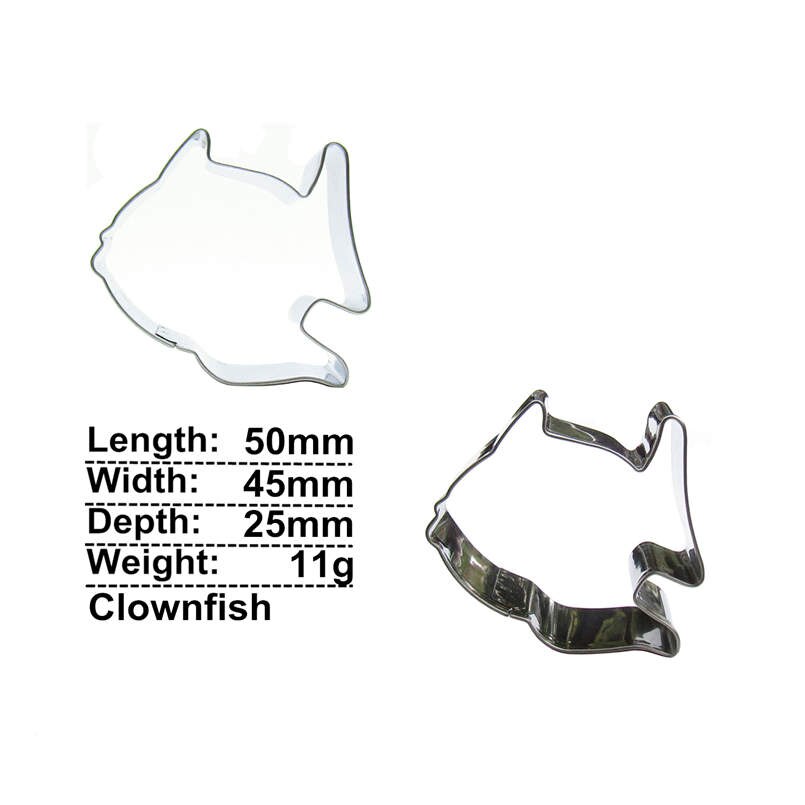 Sheep shark Bat fish turtle violin shell woman Cookie Cutter Biscuit Press Stamp Embosser Sugar Pasty Cake DIY Baking Mould: H613