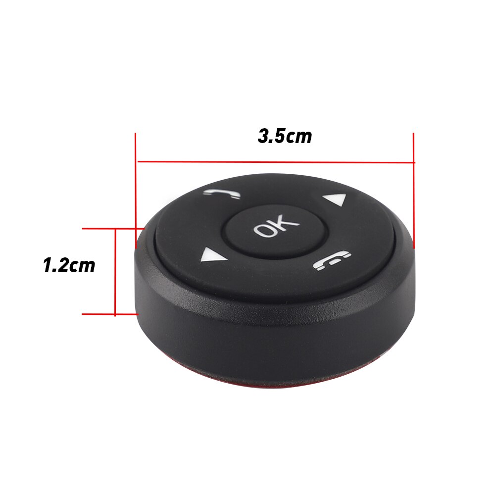 Télécommande universelle pour volant de voiture, 10 touches, musique, DVD sans fil, Navigation GPS, Radio, boutons de télécommande