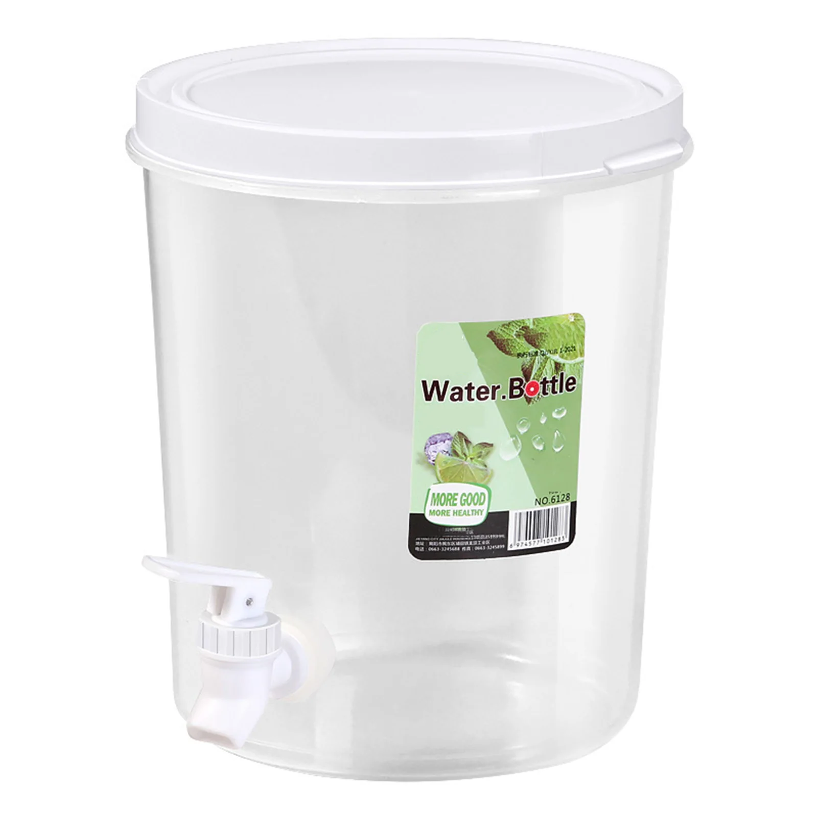 Duży dozownik wody 3,5 l/5 l z kranem Wiadro na zimną wodę Lodówka Dozownik napojów Plastikowy pojemnik na sok owocowy