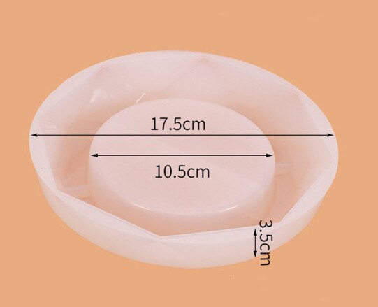 Hartvormige asbak siliconen mal diy kristal epoxy uv hars mal kunstbenodigdheden: 4
