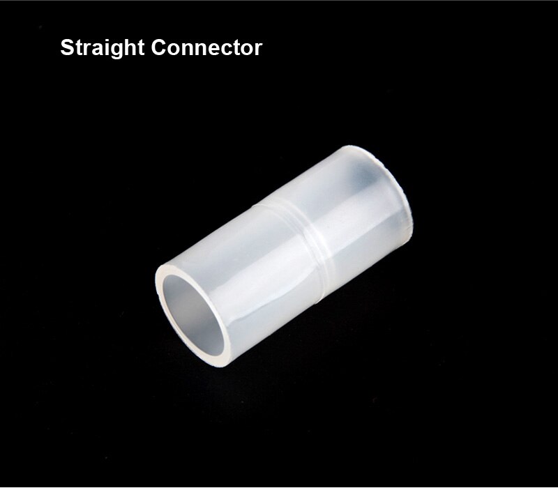 NuoNuoWell Inner Diameter 20mm Pipe Connector PVC Translucent Pipe Joints Rain Pipe Accessories Tee Elbow Connectors 2pcs-Pack: Straight