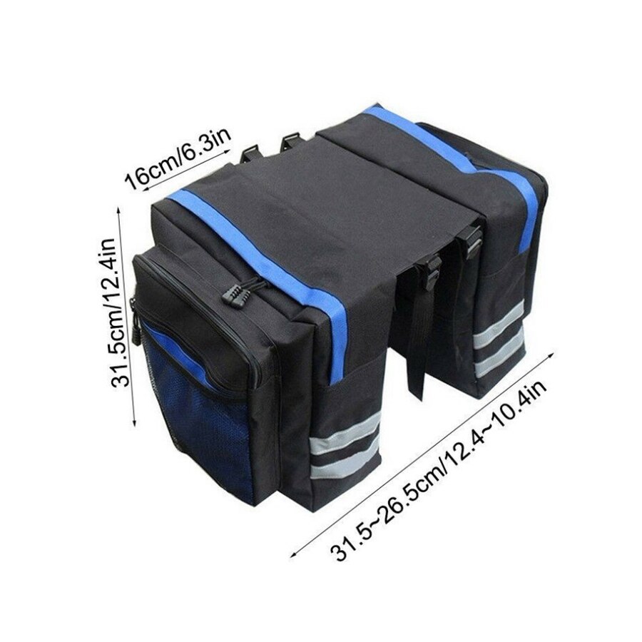 Mountain Fiets Draagtas 30L Bagagedrager Kofferbak Bike Bagage Achterbank Fietstas Twee Dubbele Tassen Sport Fietsen Zadel Opslag