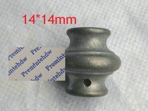 4 st/lot oavslutade fyrkantiga runda aluminium golvstolpar fläns trapp ledstång balustrar justerbara brickfäste kopplingsbeslag: 14 to 14mm 2