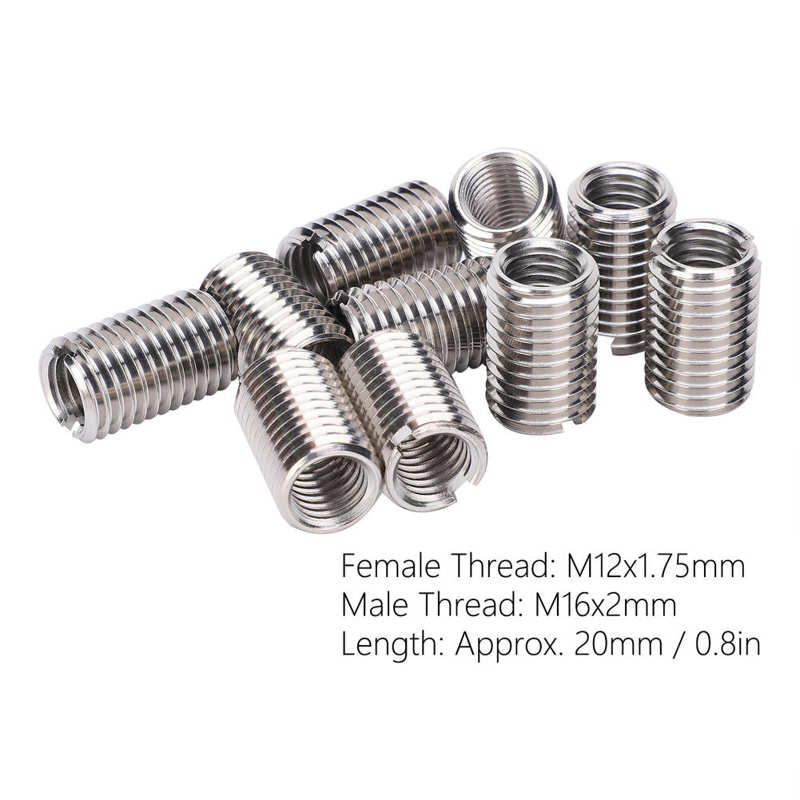 Male Female Thread Reducing Nut Stainless Steel Thread Reducing Nut Thread Inserts for Steam Turbines Automobiles