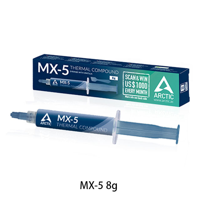 Arctic MX-5 2/4/8g thermal conductive silicone grease graphics card thermal paste desktop cpu notebook thermal conductive sil