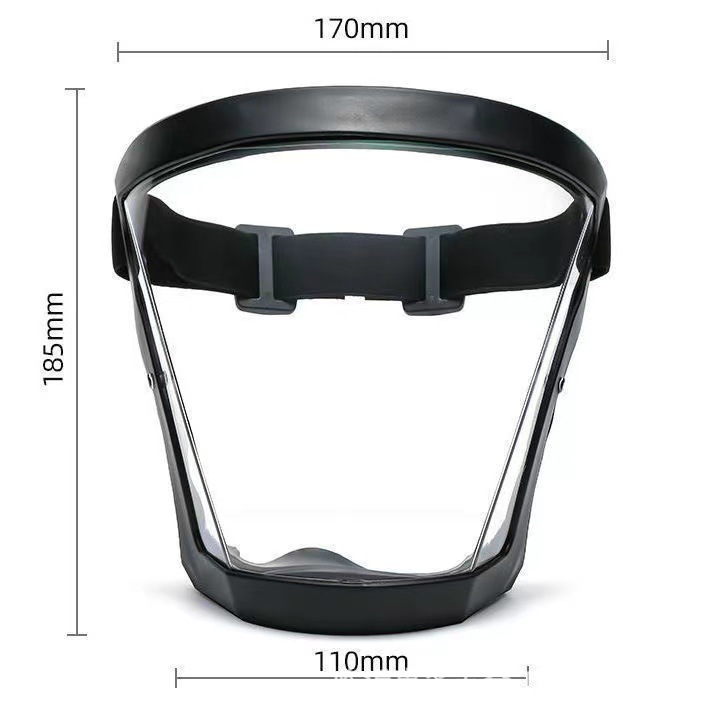 Beschermmasker Transparant Gezichtsbeschermer Gezicht Gezichtsmasker Beschermend Buitenveiligheidsmasker Hoofdbedekking Bescherming Spatwaterdicht