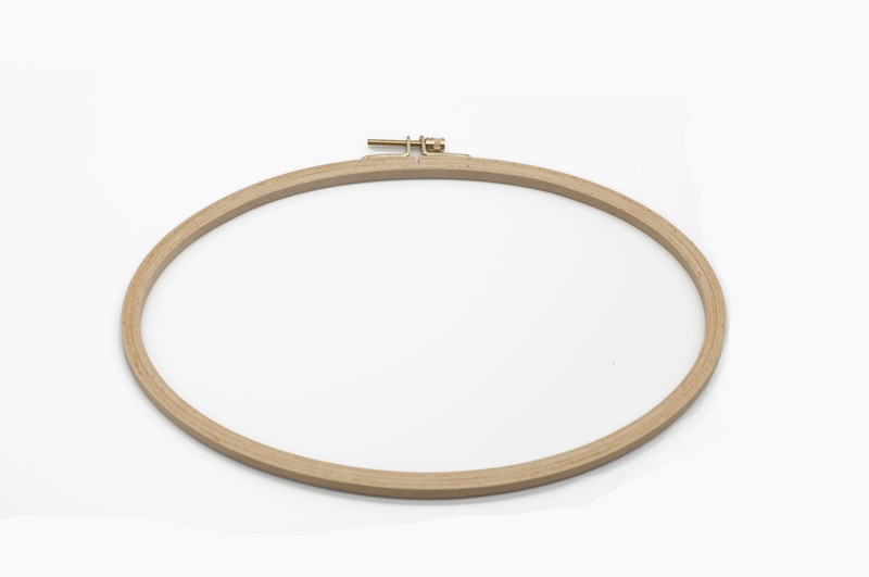 Wooden Embroidery Hoops Frame Set Oval Embroidery Hoop For DIY Cross Stitch Needle Craft Tool: light green