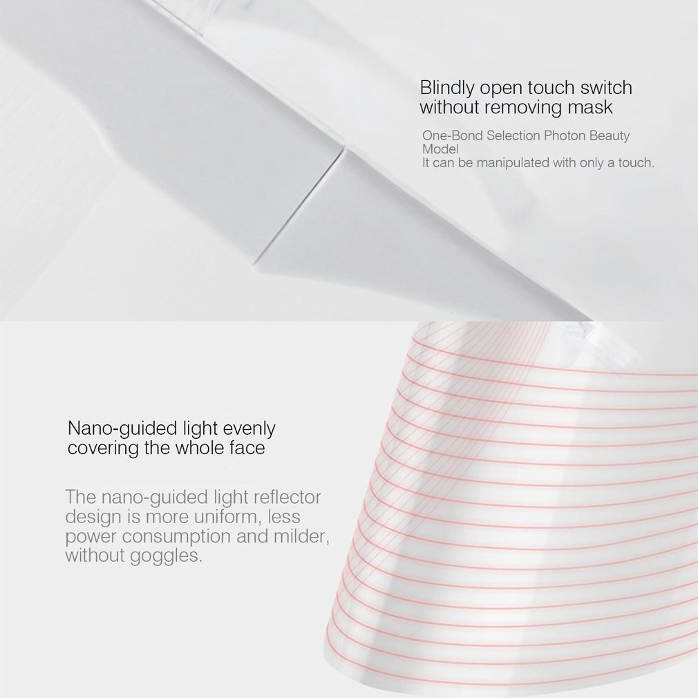 Mask Meter Led Mask Beauty Instrument Photon Skin Rejuvenation Mask Led Spectrometer Color Mask Instrument