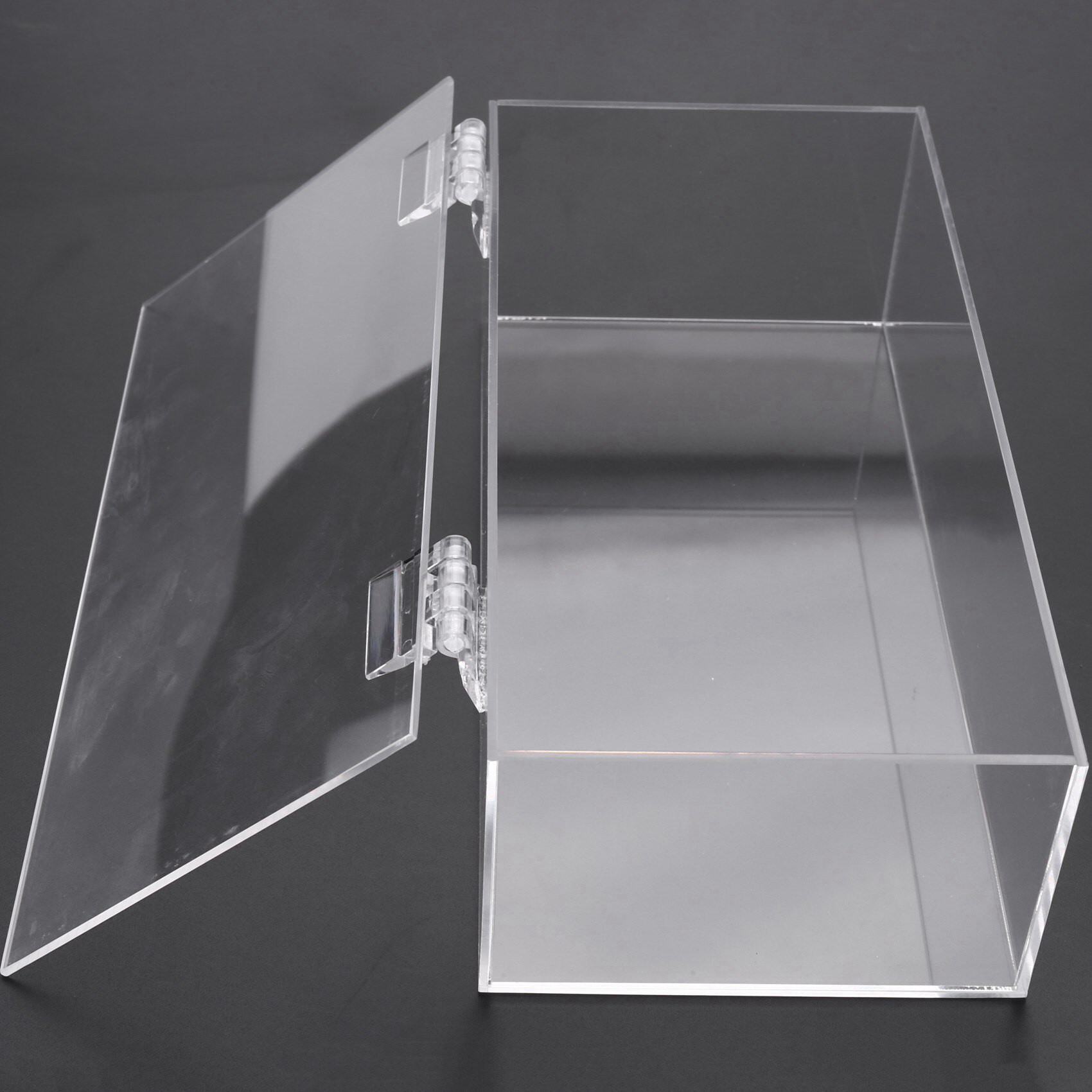 Nonporous Acrylic Clear Tissue Box Disposable Mask Storage Box Gloves Dustproof Organize Box