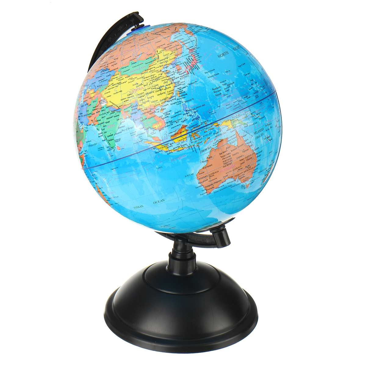 20CM LED Light World Earth Globe Map Geography Educational Toy With Stand Home Office Decor Miniatures School Supplies