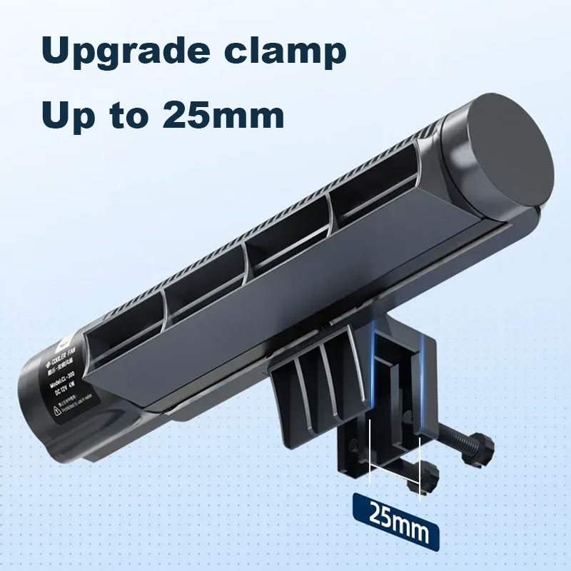 Aquarium Koelventilator Automatische Aquarium Temperatuurregelaar Digitale Display Intelligente Fan Aquarium Koeler Apparatuur 12V