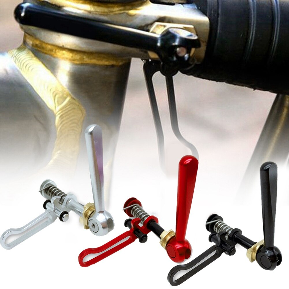 Sykkel sete klemme stolpe foldekrok metall for brompton setestolpe klemme sykkel del: Rød
