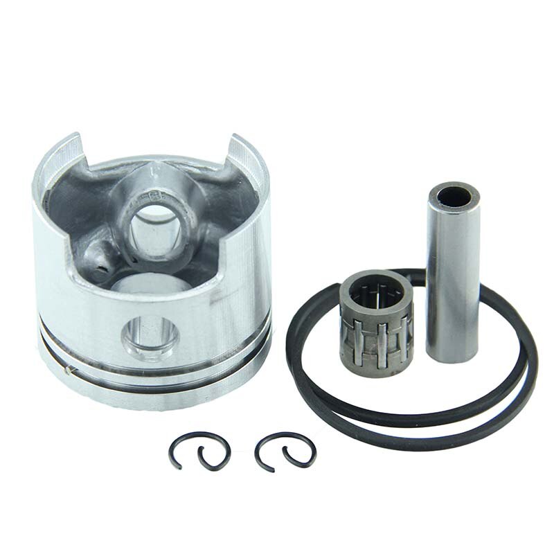 2 Stroke Air Cooling Engine Parts 44mm Piston 10mm Pin Ring Set fit for 44-5 Mini ATV