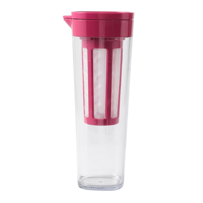 Water Jug with Filter Screen Heat Resistant Cold Beverage Storage Container for Home Kitchen Living Room Juice Pitcher: 3