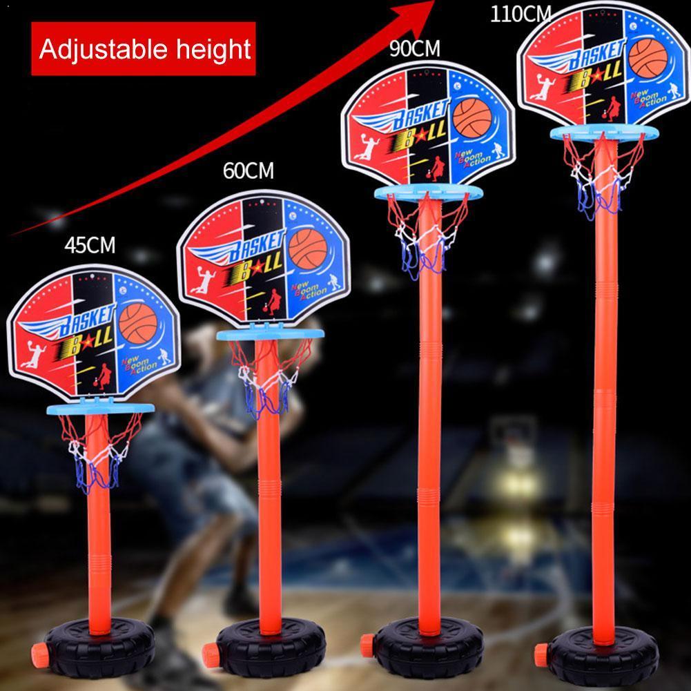 Kinderen basketbal speelset buitensport verstelbaar binnenspel mini kinderjongen ringmand tuin speelgoed doelstandaard houder  u6 j 9