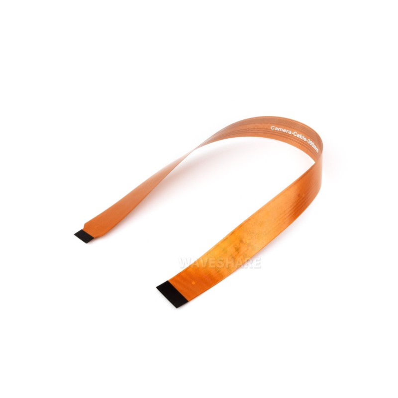 CSI FPC Flexible Cable For Raspberry Pi 5, 22Pin To 15Pin, Options For 200 / 300 / 500mm, Suitable For CSI Camera Modules: black