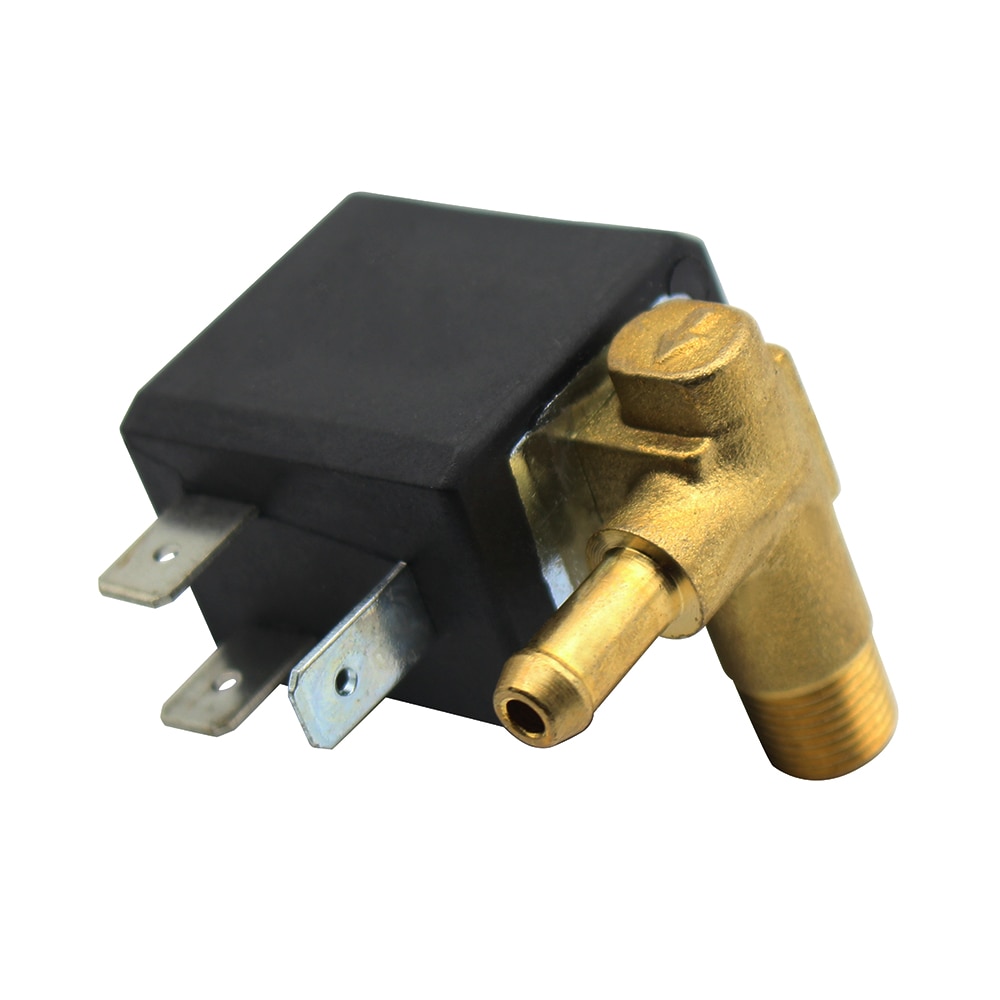 Jiayin JYZ-3 normalmente chiuso 6 sbarra AC 230V G1/8 'ottone ferro vapore acqua 2 posizione elettrovalvola acqua 2 gareggiare