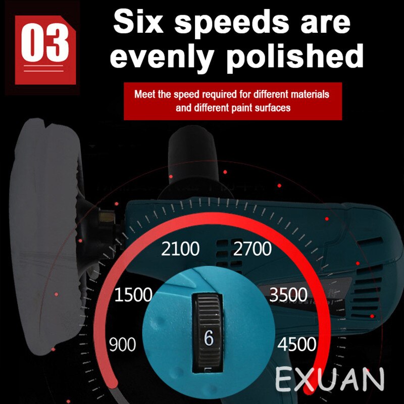 Multifunctional polishing machine polishing machine glazing machine floor waxing machine 220V home beauty tools