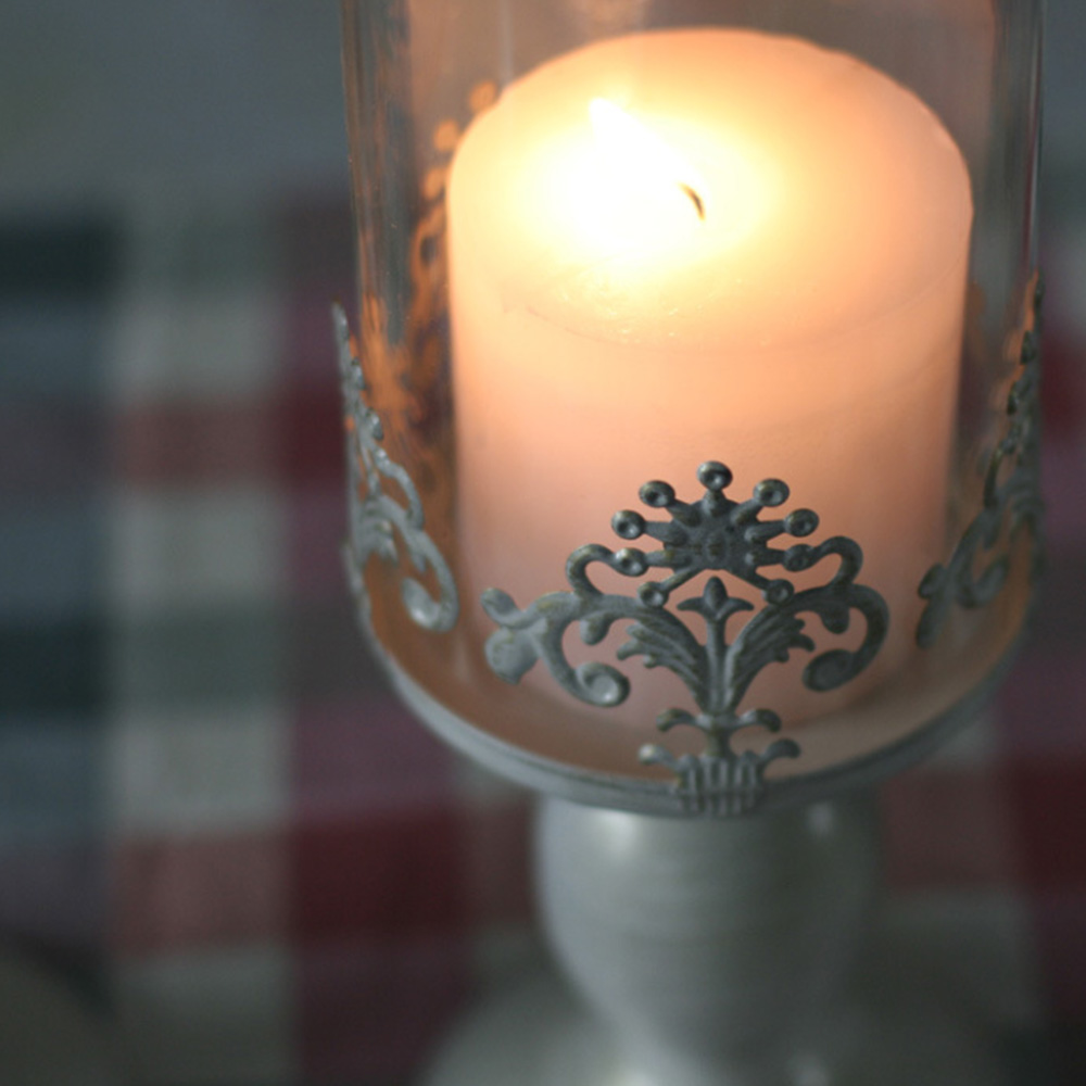 candelero con soporte de cubitos para velas, candelabro con Base de Metal, candelabro grande de cristal, soportes para velas de boda, decoración de escritorio