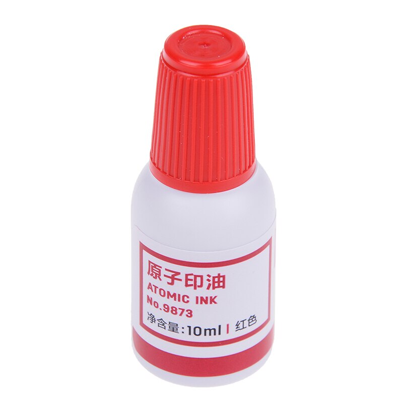 10ml Nachfüllen Tinte Stempel Pad Wasserdichte dauerhaft verrotten Nützliche Werkzeug 1Pc