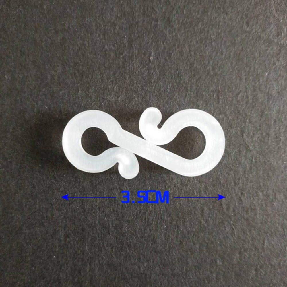 48 Stuks Witte Hange Plastic Outdoor Kerst S Decoratieve Gutter Haken Clips Voor Fairy String Touw