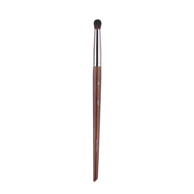 Medium Eye Blender Brush #218 Natuurlijke Hout Afgeronde Oogschaduw Blending Brush Make-Up Tool