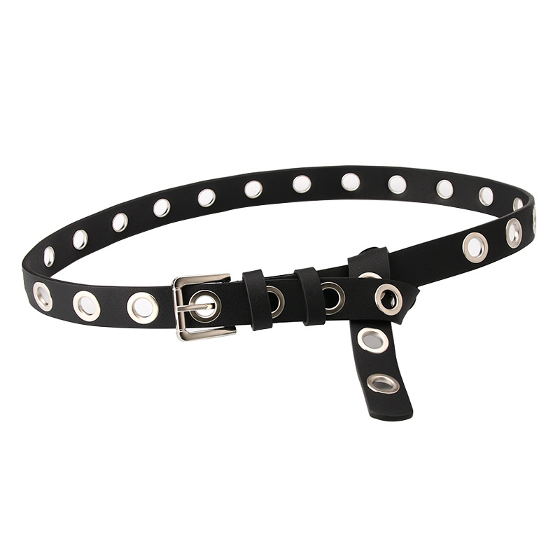 Rats Bum 32mm Genuine Leather Hobble Belt – Silver Eyelets, Handmade In Australia