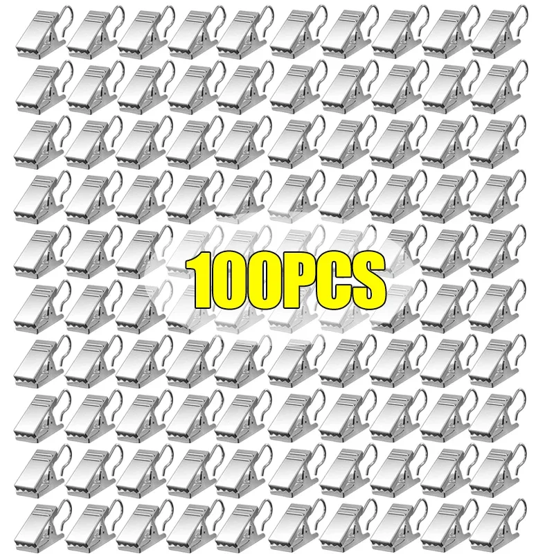 100/10PCS Mini Gordijn Clips Multifunctionele Metalen Decoratieve Haken Foto Ambachten Display Bevestiging Clips Gordijnen Accessoires: Paars