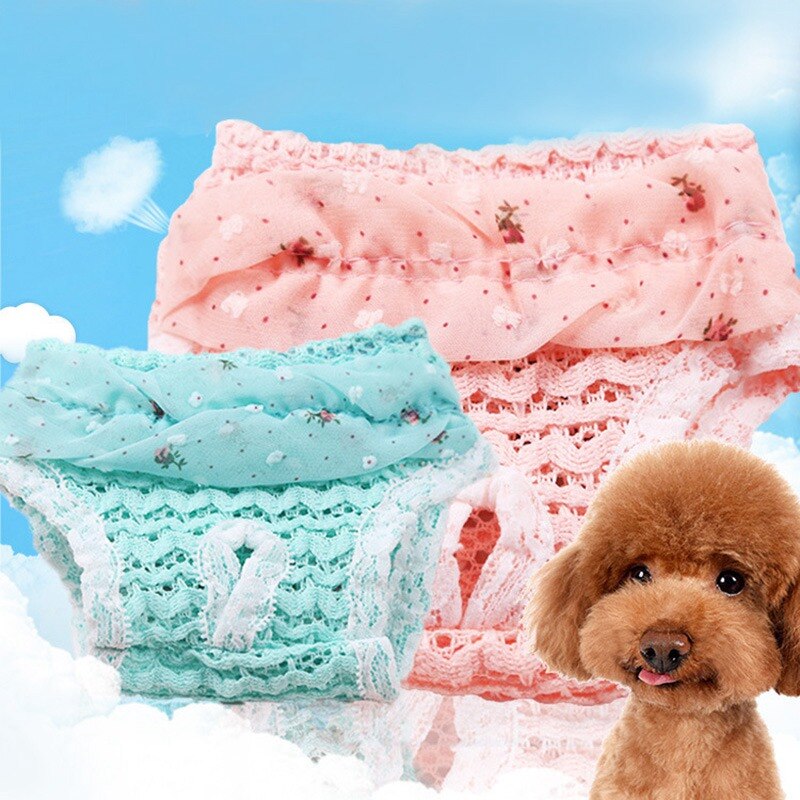 Ademend Hond Broek Fysiologische Luier Sanitaire Wasbare Puppy Shorts Menstruatie Ondergoed Slips Voor Hond Slipje S-L