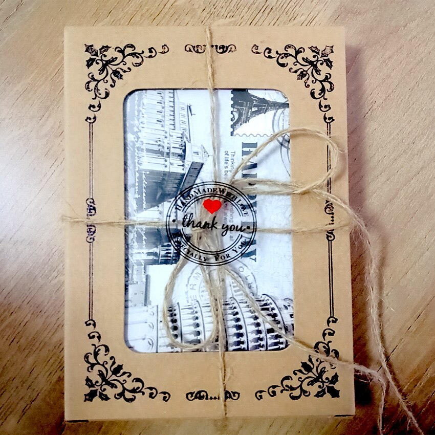 100pcs/lot Transparent PVC Adhesive Seal Sticker Package Sealing Label" Thank You" Decorative Sealing Sticky