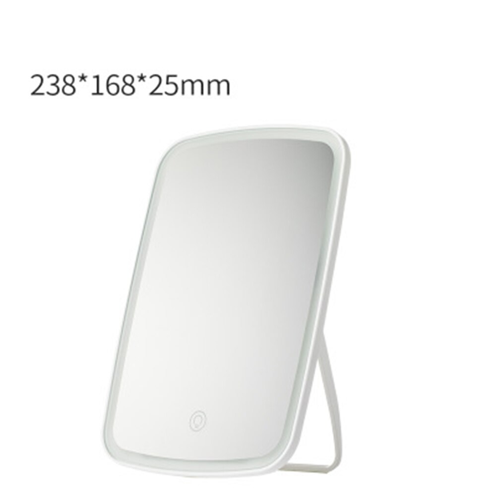 Makeup Mirrors Portable Foldable Countertop LED Cosmetic Mirror Lighted Touch Screen Makeup Mirror