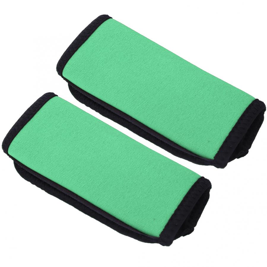2 Pcs Boot Peddel Grips Neopreen Antislip Comfortabele Zachte Kayak Kano Roeien Boten Peddel Grips Kajak Boot Accessoires: green