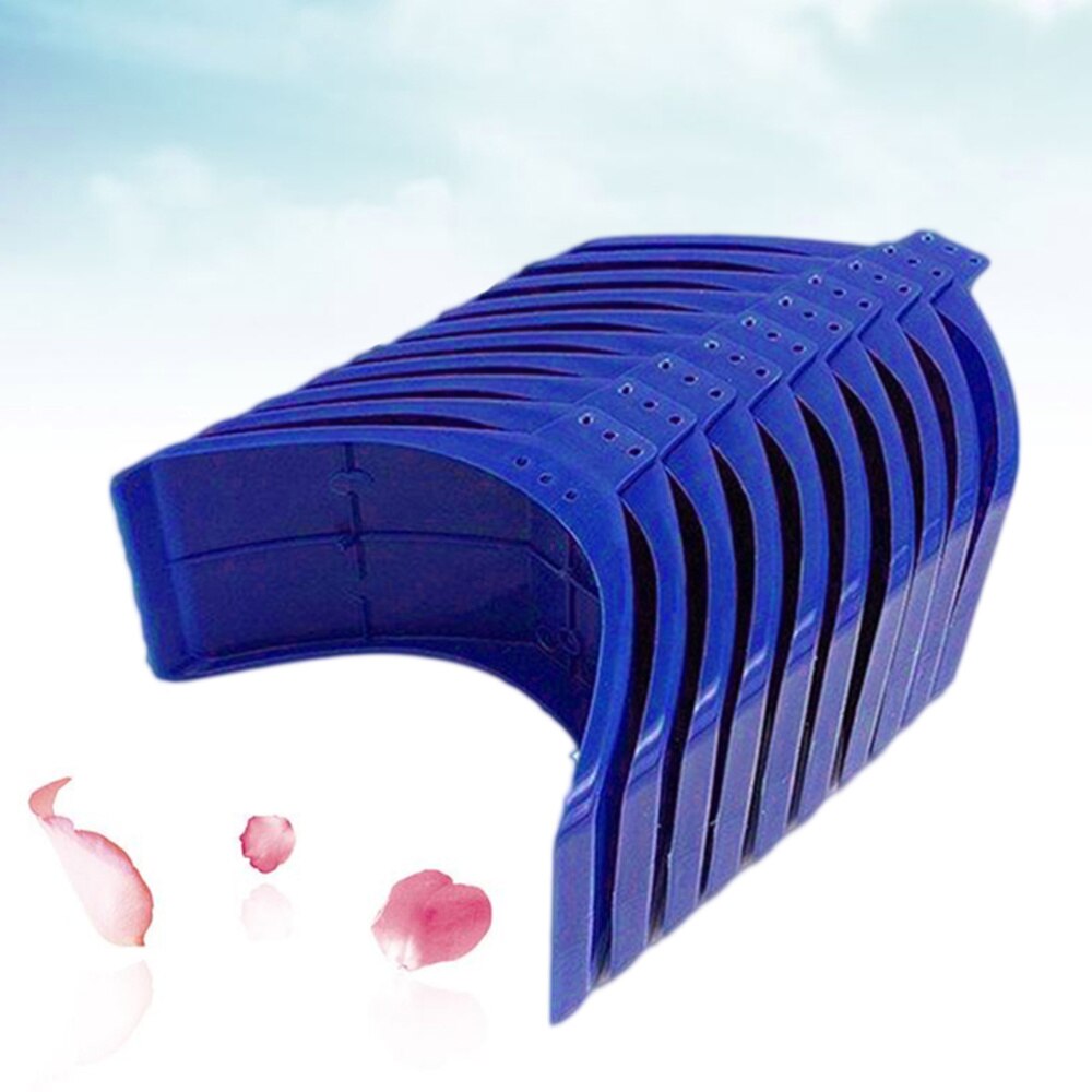 10pcs Pigeon Perch Dove Rest Stand Frame Grill Dwelling Pigeon Perches Roost for Bird Supplies (Blue)