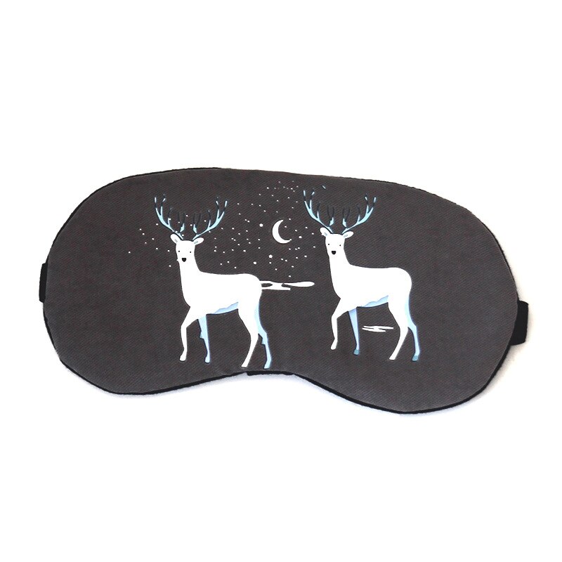 Söta tecknade tryck kvinnors resor sovande ögon täcka slappna av mask minimalism ögonlapp mäns flygande sömn härlig ögonskugga mask: 4