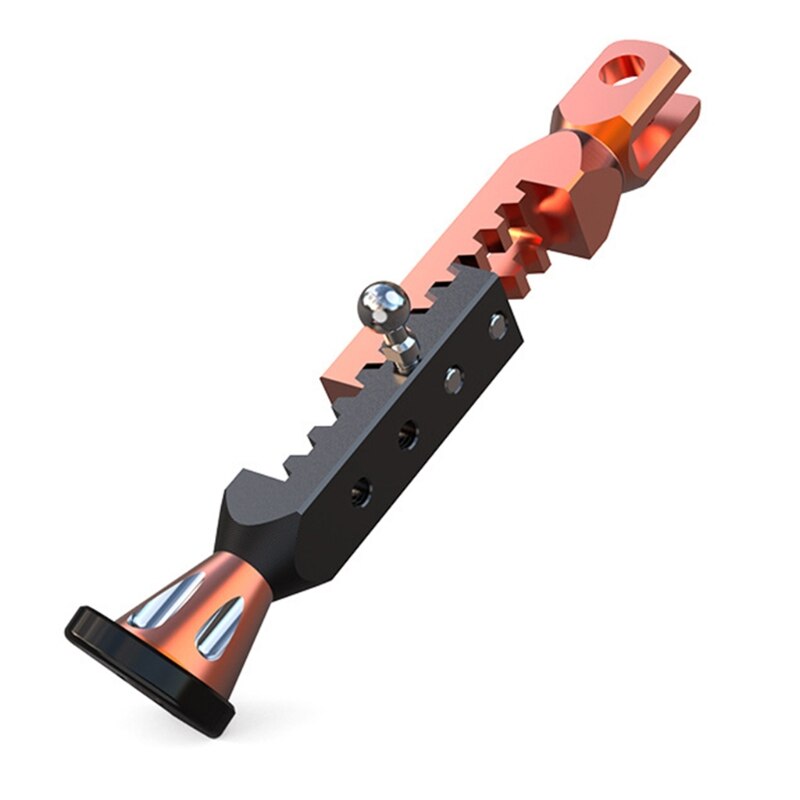 Pata de cabra ajustable para motocicleta, soporte lateral de estacionamiento para moto eléctrica