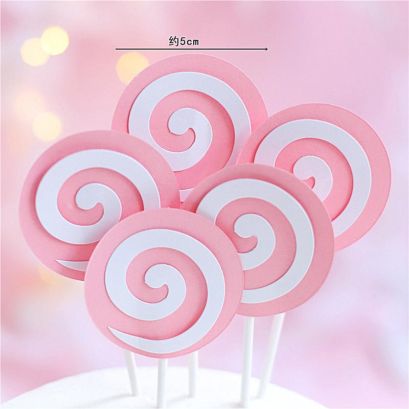 Décoration de la tête souris rose et bleu | En forme de cœur, moulin à vent, décoration de gâteau joyeux anniversaire, pour fête, fournitures de pâtisserie,: 2set total 10pc A