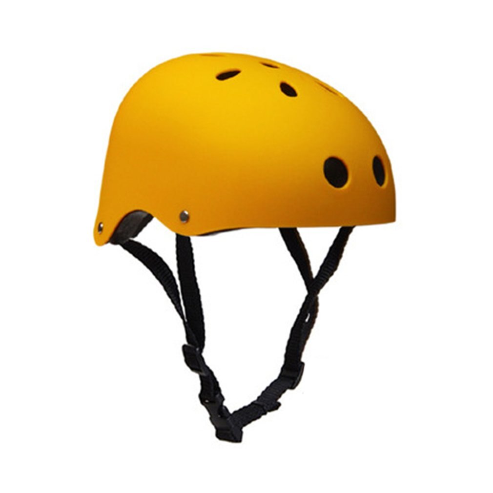 casque prune patinage Hip-hop casque vélo équitation casque en plein air sûr Rock: Jaune / L