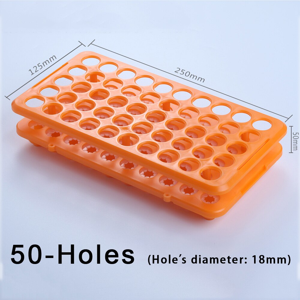 Plastic Test Tube Rack Holder Use for 5mL / 10mL / 15mL Laboratory Test Tubes Box Centrifuge Tube Rack , 1 Piece
