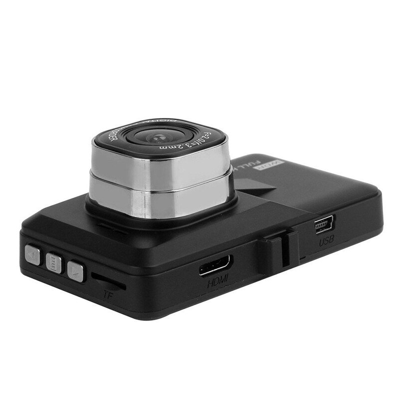 3 "Full HD 1080P voiture DVR AVI caméra vidéo boucle enregistreur 170 degrés détection de mouvement g-sensor Balance des blancs Anti-secousse