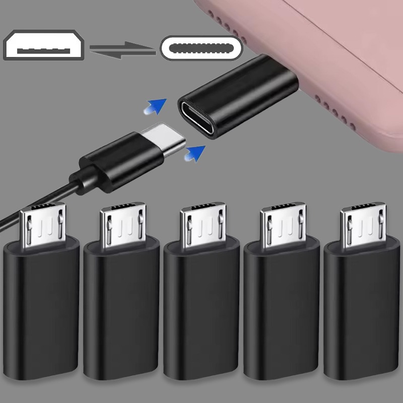 USB Typ C auf Mikro-USB-Adapter für Telefon, Tablette, Android, Ladegerät, Datenkabel-Adapter, Mikro-USB-Buchse auf Typ C-Stecker, OTG-Konverter