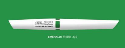 Winsor & Newton Pigment Markers Blue and Green Tones: Emerald