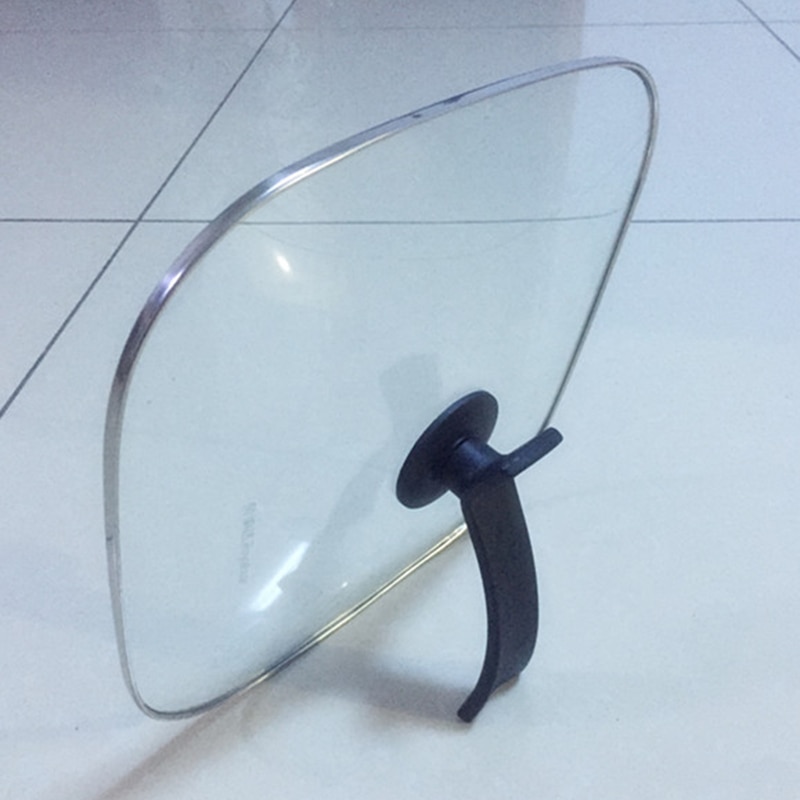 16-32cm køkkengrej forstærket firkantet glaslåg hærdet woklåg pyrex glas rundt kogepande låg med knop premium pande låg