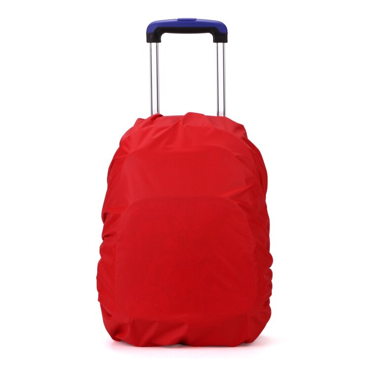 Kids Suitcase Trolley Backpack Cover Waterproof Luggage Protective Covers Travel Accessories School bag Dust Rainproof Cover: Red