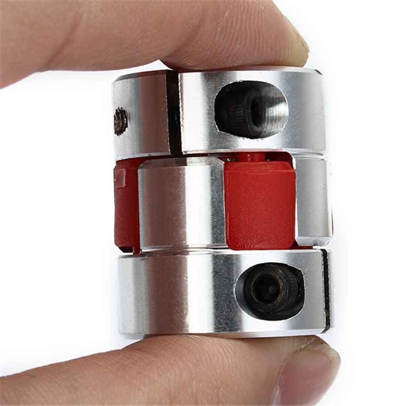 Duurzaam 12mm x 12mm Aluminium Flexibele-spider Askoppeling OD25mm x L30mm CNC Stappenmotor Koppeling Connector
