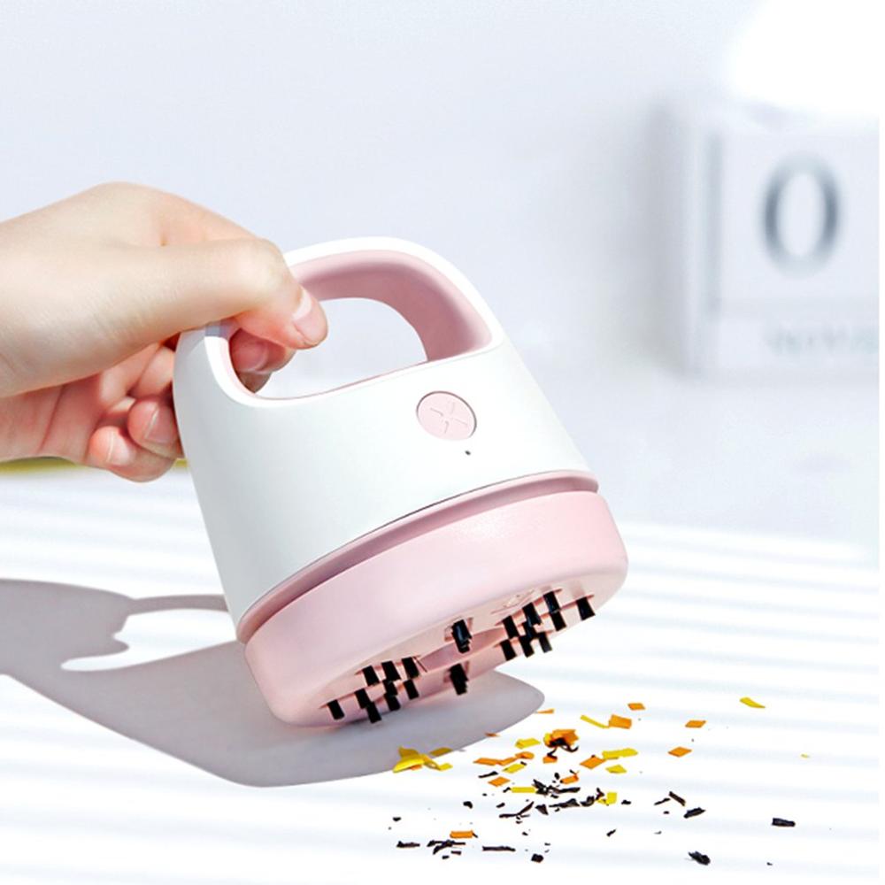 Desktop Vacuum Cleaner USB Charging Portable Keyboard Cleaning Vacuum Cleaner Office Handheld Wireless Vacuum Cleaner