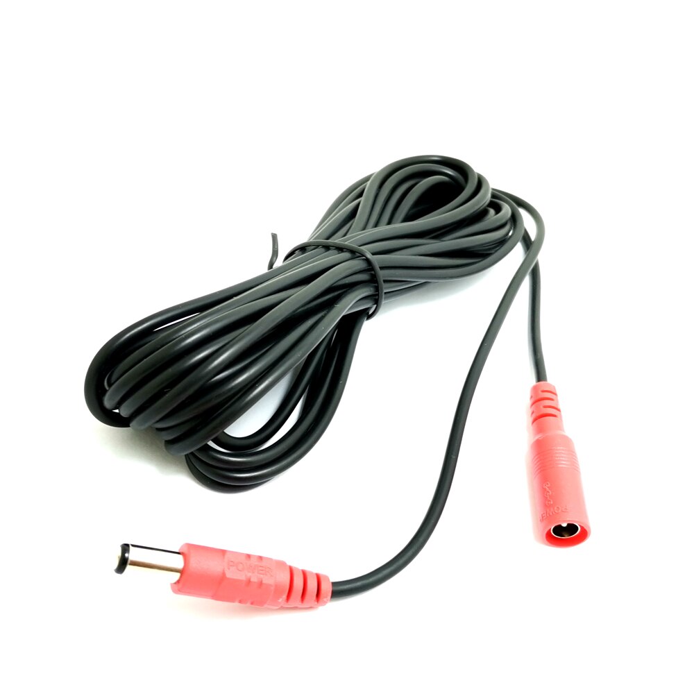 JIENUO 10M Camera Power Extension Cord Power Adapter Extension Cable CCTV Camera Extend Wire DC Power Cord 5.5*2.1mm Male Female