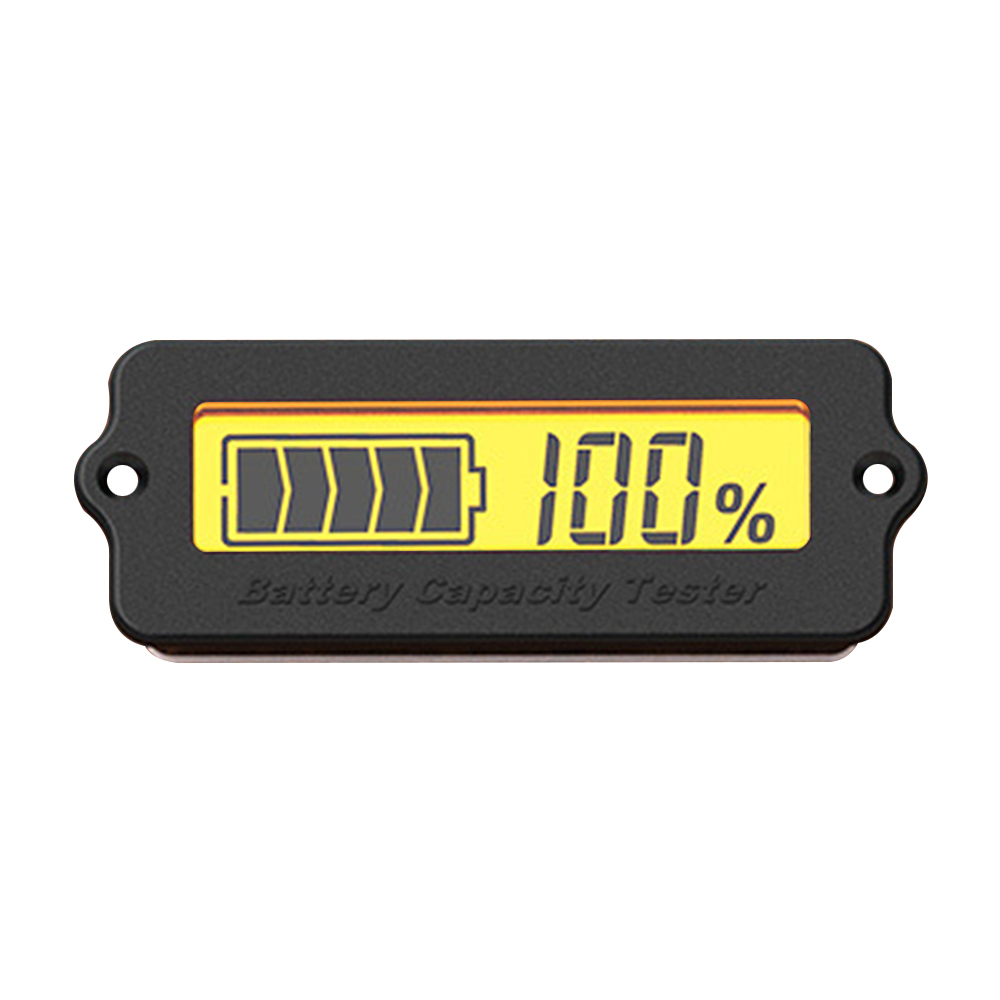 12v 24v 48v ly6w ly7s lithium li-ion lipo batteri kapacitetsindikator lcd-display blybatteri detektor tester: Sølv