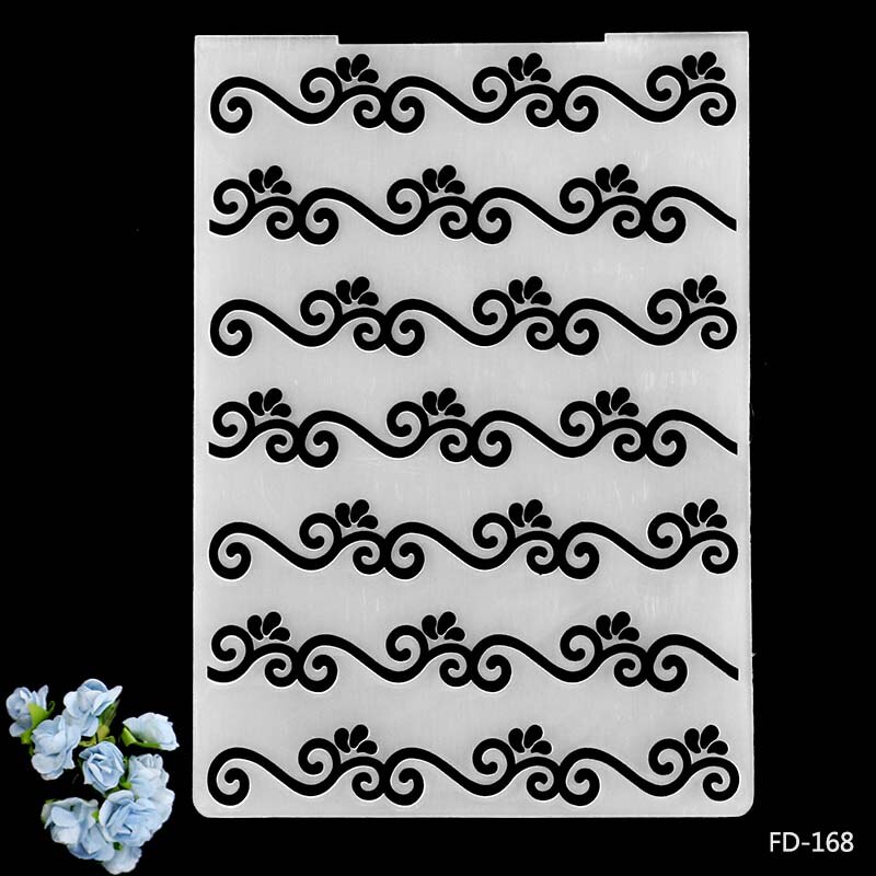 AZSG Butterfly Flowers Plastic Embossing Folder For Scrapbooking Type Photo Album Card Paper Craft Template Mold: FD-168